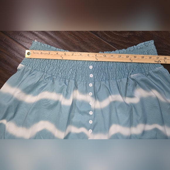 Emery Rose Womens A Line Elastic Waist Long Skirt - Picture 4 of 7